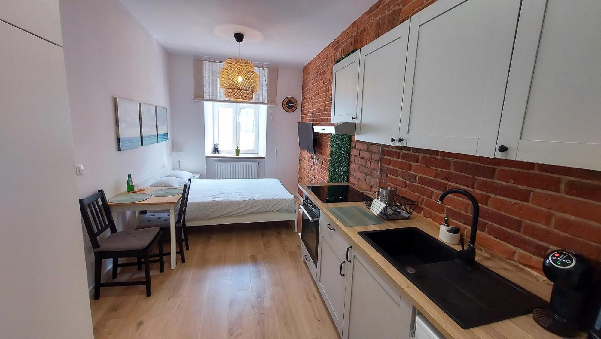 Theapartments Radwanska Łódź Szoba fotó